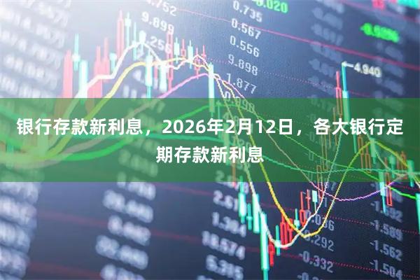 银行存款新利息，2026年2月12日，各大银行定期存款新利息